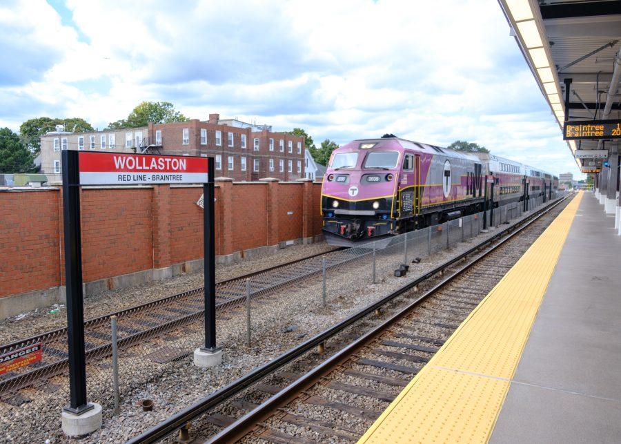 The Wollaston Red Line station in Quincy, Mass.