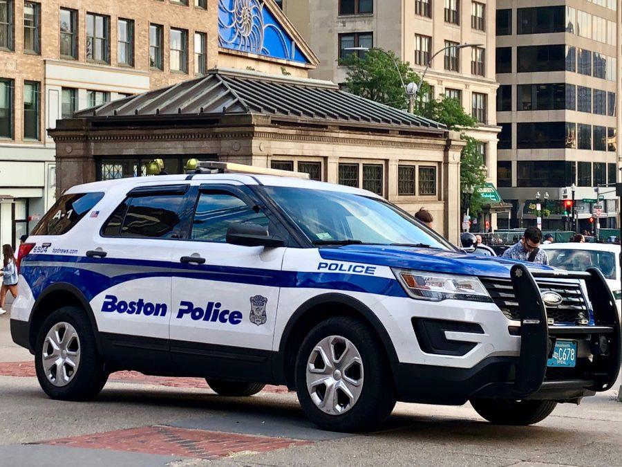 Image of Boston Police car. From Flickr  