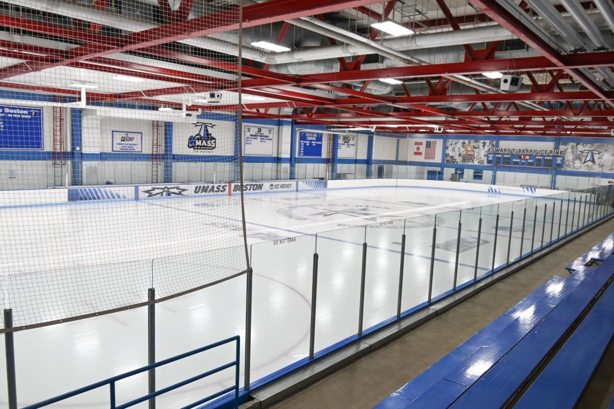 Edward T. Barry Ice Rink before the start of the season. Photo by Olivia Reid / Photography Editor.