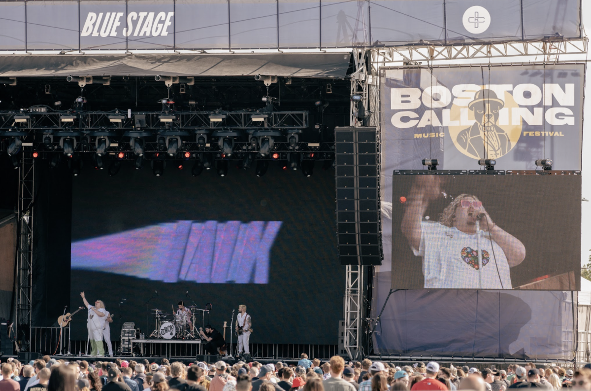 The Blue Stage at Boston Calling of 2023. Photo by Olivia Reid/ Photography Editor. 