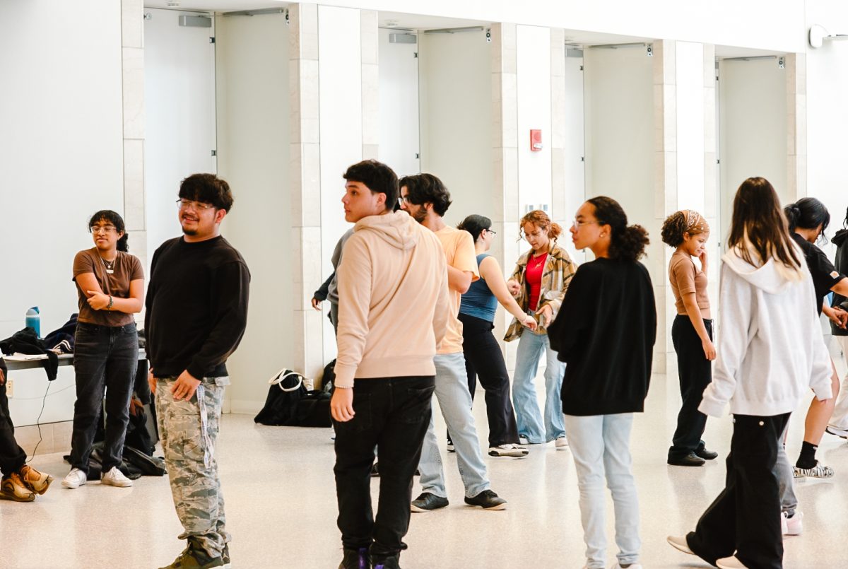 Students attending the Bachata Workshop hosted by Casa Latina in Campus Center.