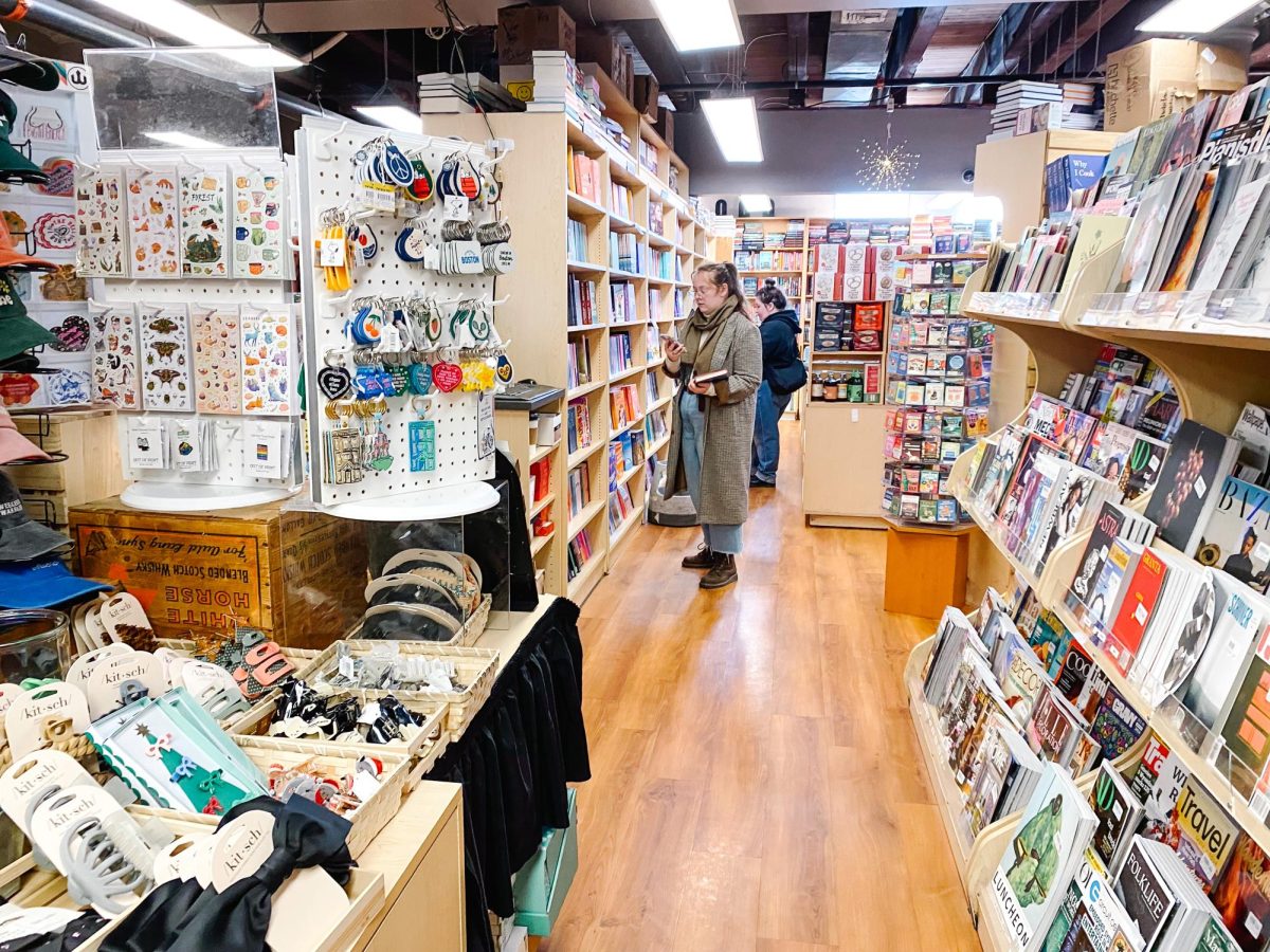 Customers shop at Trident Booksellers & Cafe before attending one of their many events.