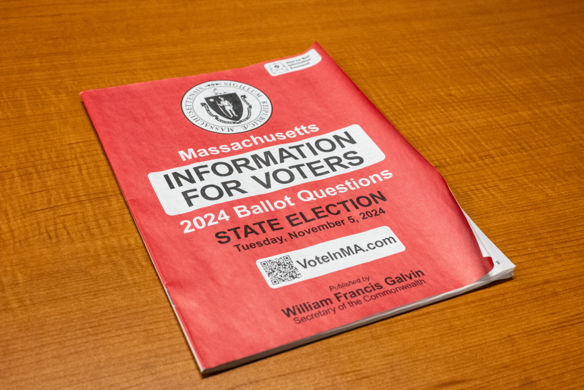 The Secretary of the Commonwealth’s office sends out voter information booklets with information about each ballot question.