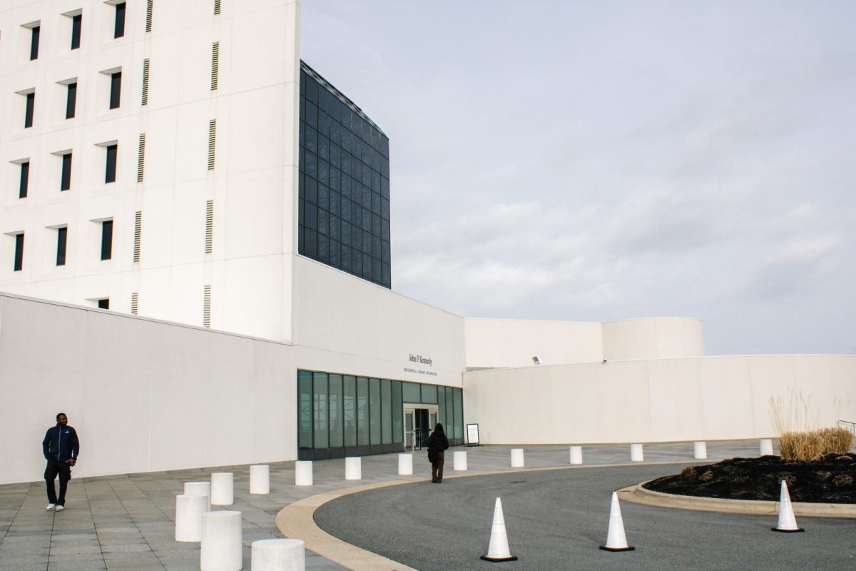 Patrons visit the John F. Kennedy Presidential Library and Museum days after the museum’s reopening.